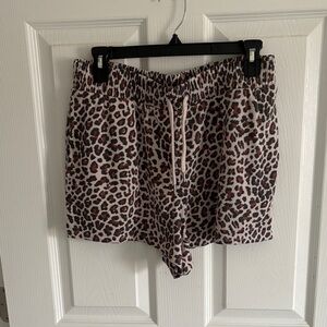 Victoria's Secret Leopard Print Athletic Shorts
